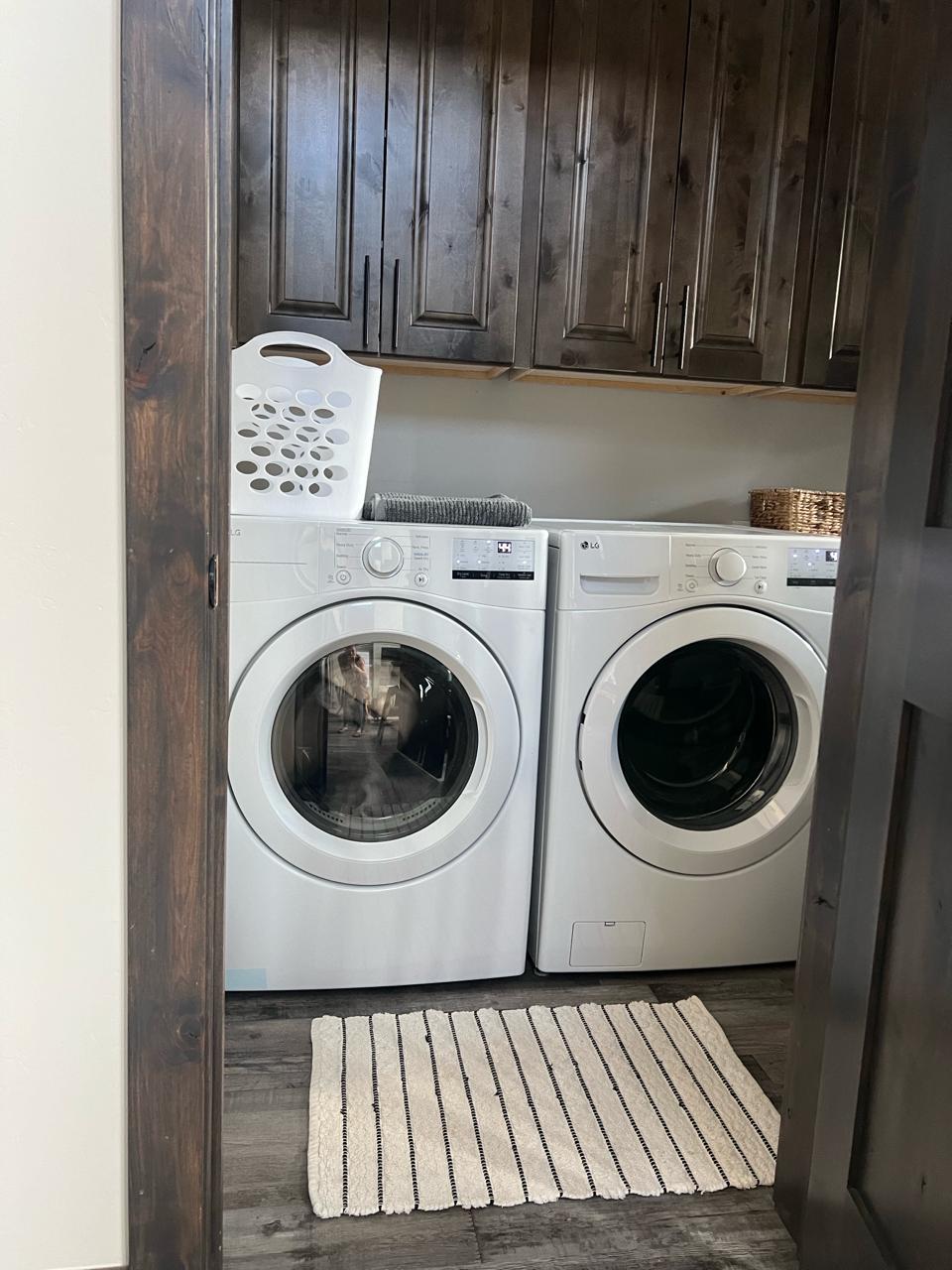 In-unit laundry area