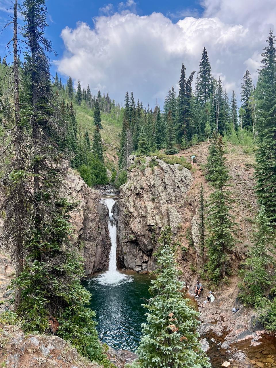 Waterfall near Durango in the San Juans